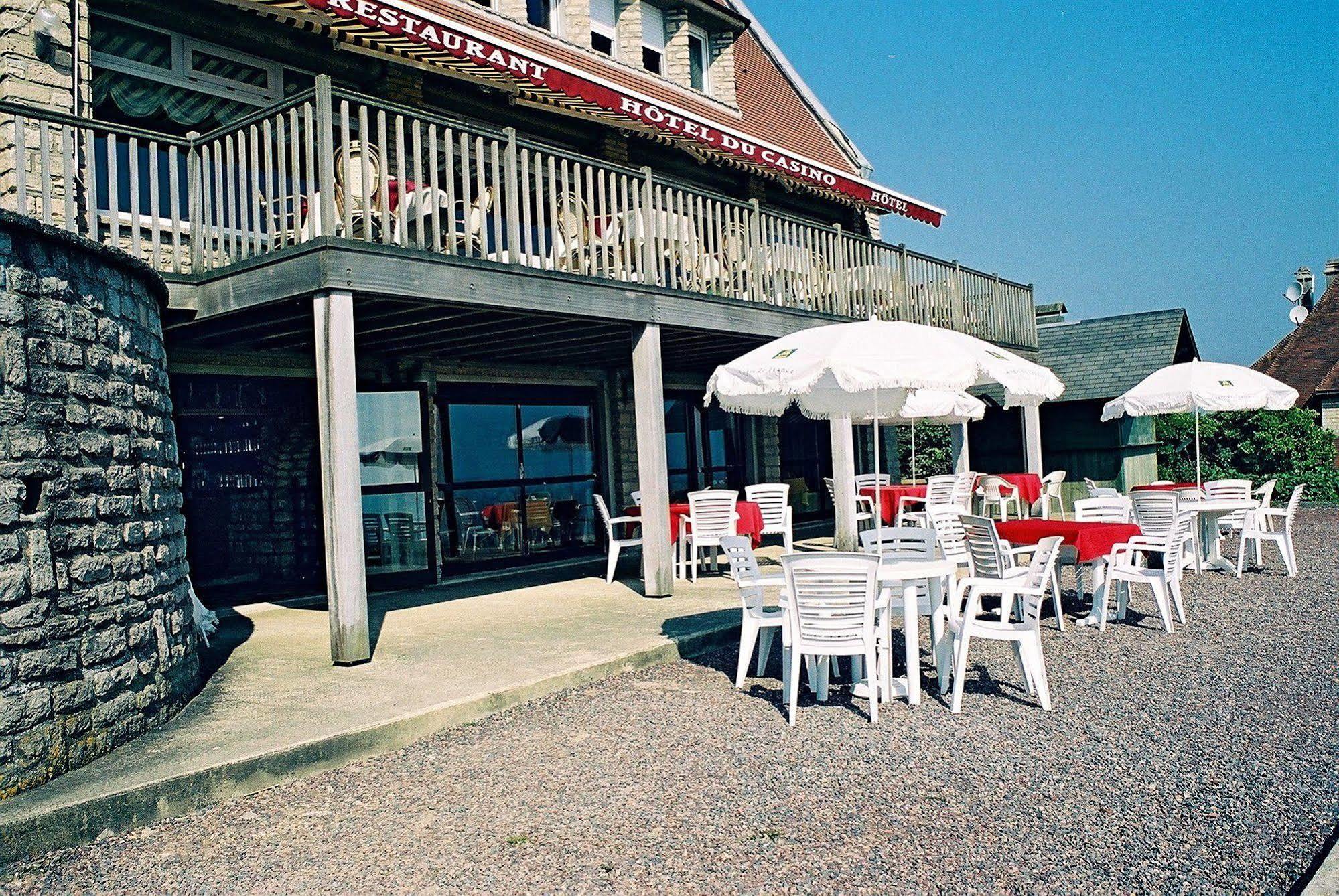 Logis Hotel Du Casino Vierville-sur-Mer Esterno foto