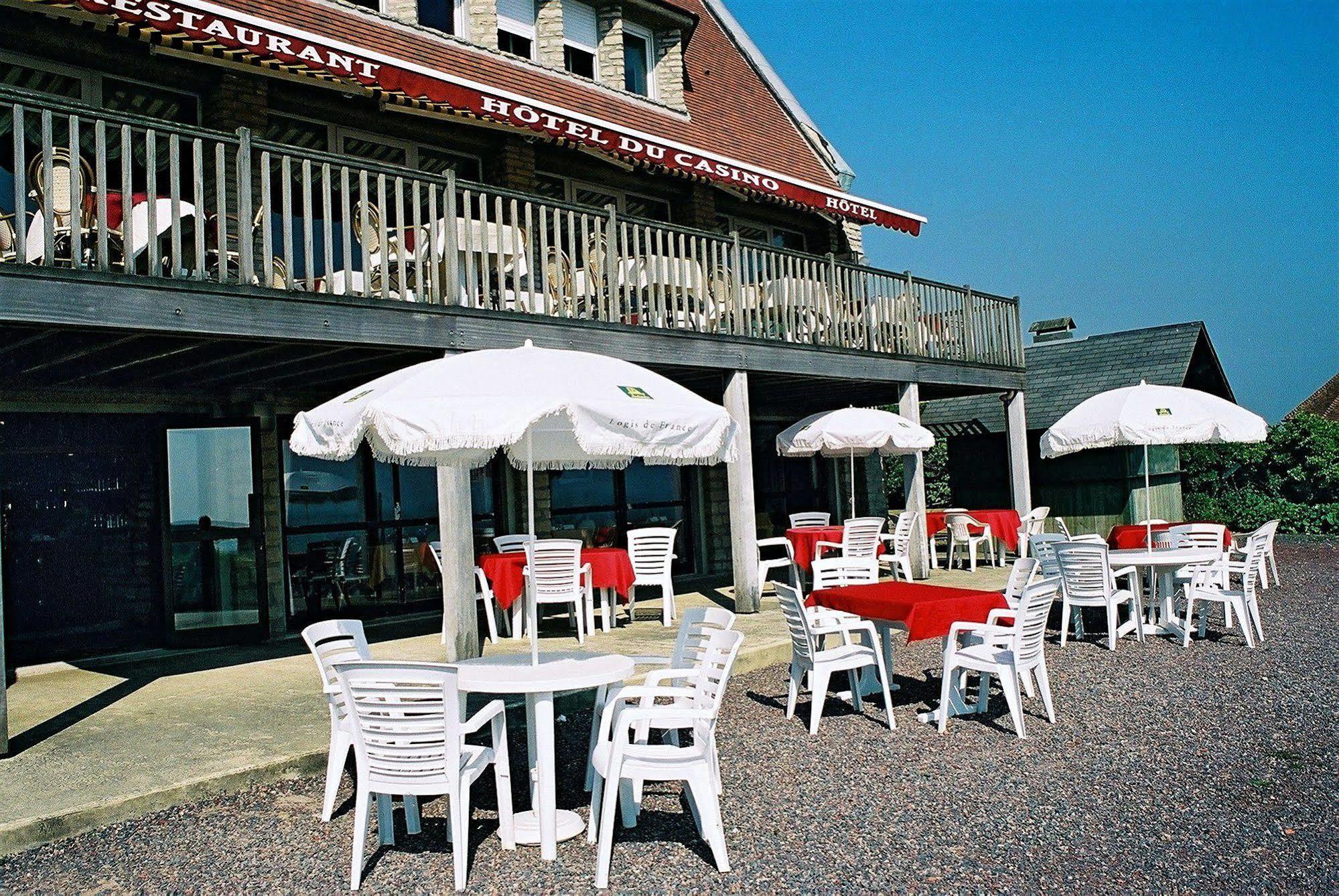 Logis Hotel Du Casino Vierville-sur-Mer Esterno foto